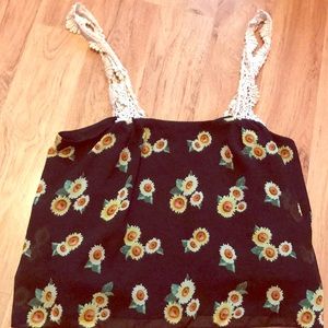 Sunflower Crop Top